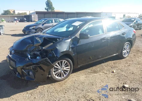 2014 Toyota Corolla Le Plus z USA, uszkodzony, nr VIN 5YFBURHEXEP038771